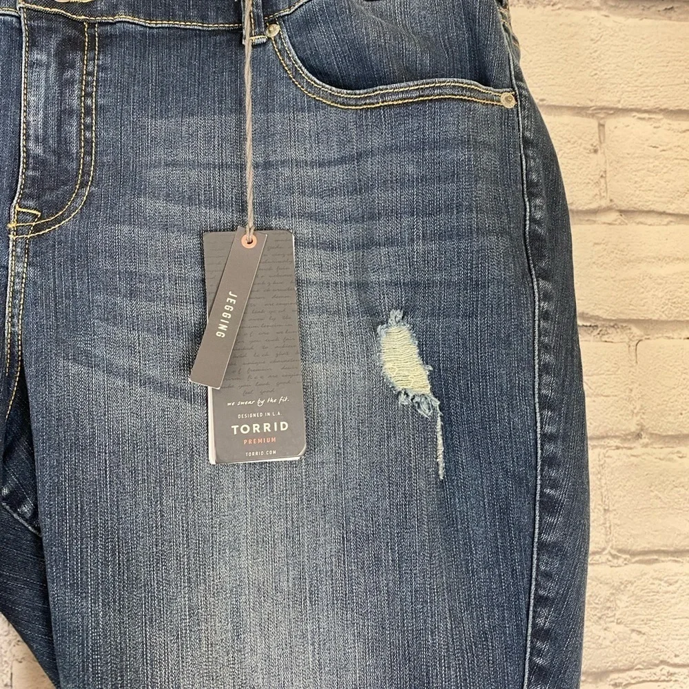 Torrid Denim Skinny High Waisted Jeggings size 24 - Picture 11 of 12